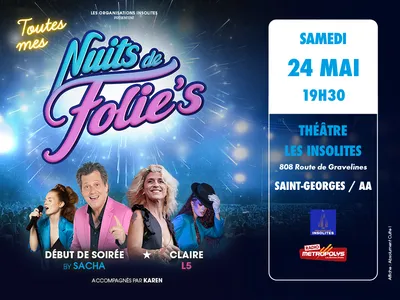 Gagnez vos places pour le dîner spectacle "Toutes mes Nuits de...