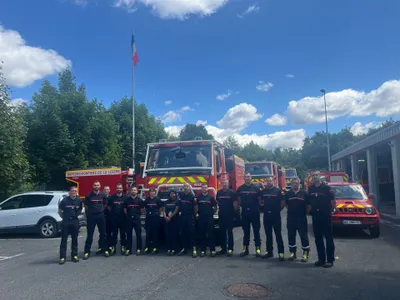 Une vingtaine de pompiers lozériens sont partis en renfort à Marseille