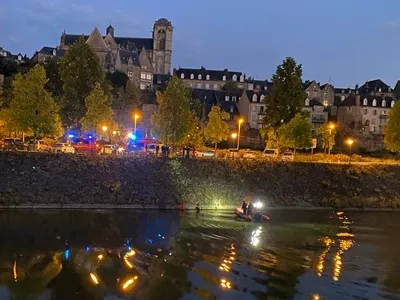 Le Mans : bloqué dans l'eau, les pompiers à sa rescousse