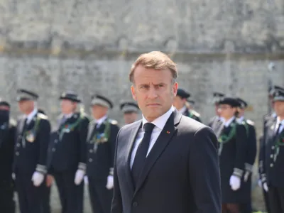 A Caen, l'hommage présidentiel aux victimes de l'attaque d'Incarville