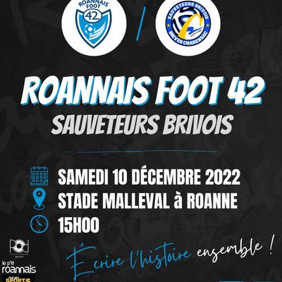 Match Roannais Foot 42 / Sauveteurs Brivois à Roanne