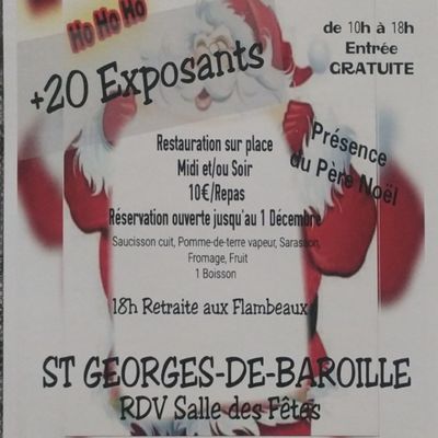 Marché de Noel de St-Georges de Baroille