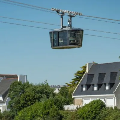 Brest : le téléphérique à l'arrêt