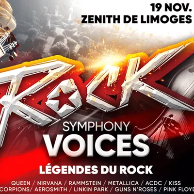 Gagnez vos places pour le spectacle Rock Symphony Voices au Zénith...