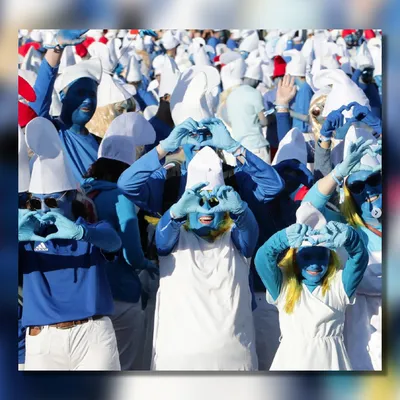 Landerneau : ils ont schtroumpfé le record !