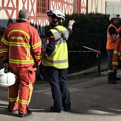 Limoges : 5 personnes évacuées suite à l’effondrement du mur...