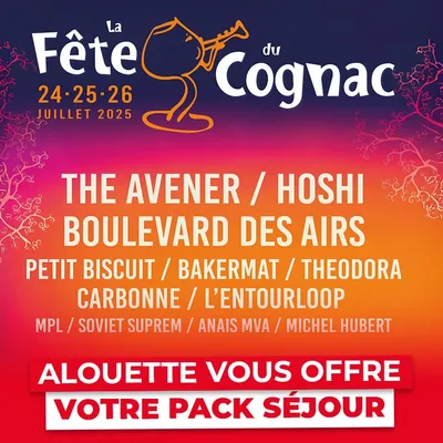 Gagnez des séjours pour 2 pour la Fête du Cognac 2025 !