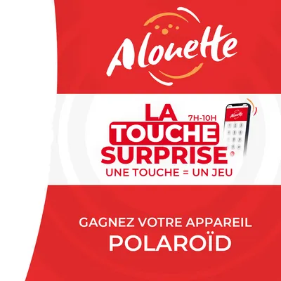 La Touche Surprise - Alouette vous offre un appareil photo...