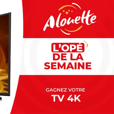 Avec Alouette, gagnez une smart TV 4K Sony de 127 cm !