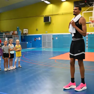 Quand Wemby vient à Brive pour se remettre en forme