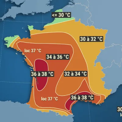 Météo : Le grand Ouest en vigilance orange canicule