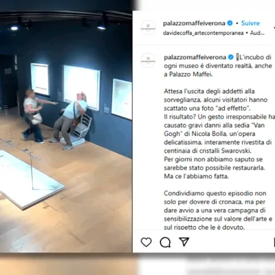 Insolite : la chaise “Van Gogh” cassée par des touristes