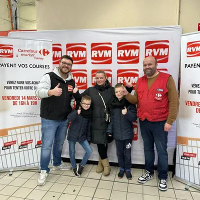 Un geste généreux de RVM et Carrefour Market de Fumay : 400€ de...