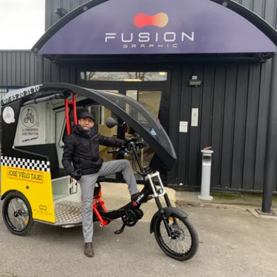 Un premier "vélo-taxi" dans les Ardennes