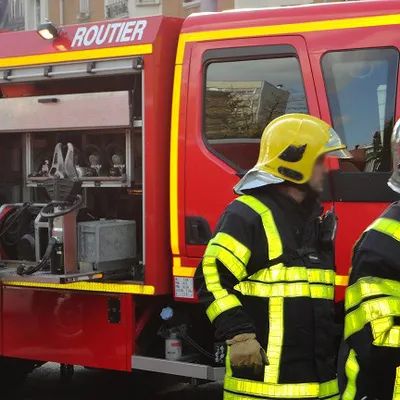 Feu dans un sous-sol