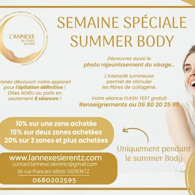 SUMMER BODY à L'Annexe by l'Eveil des Sens