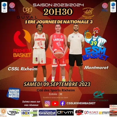 Basket NM3 : CSSL Rixheim / Montmorot
