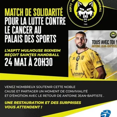 ASPTT Mulhouse Rixheim / Saintes : match choc au palais des sports !