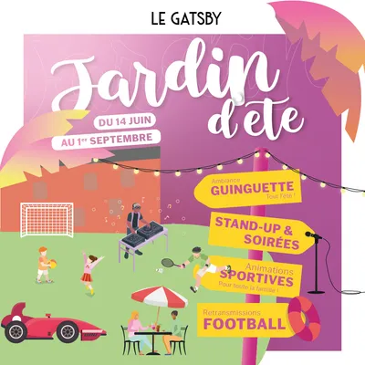 Jardin d'été au Gatsby Bar