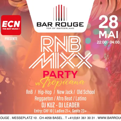 RnB Mixx Party vs Tropicana au Bar Rouge