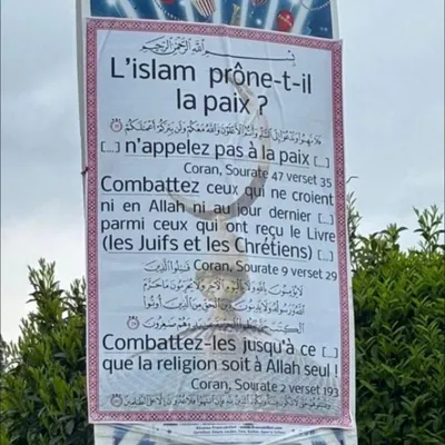 Bourg-en-Bresse : des affiches islamophobes secouent la ville, la...