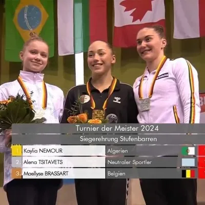 Coupe du monde de gymnastique : Kaylia Nemour décroche l’or pour...