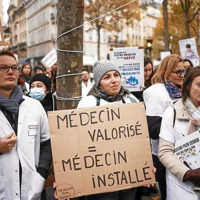 [ Société]Grève des médecins libéraux et étudiants le 29 avril dans...