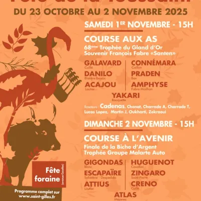 [ Culture - Loisir ] Fête de la Toussaint à Saint-Gilles : 11 jours...