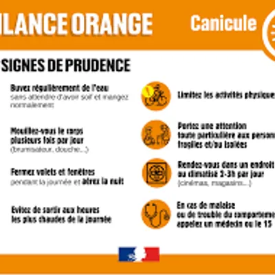 Canicule : alerte orange dans les Bouches-du-Rhône et le Gard  Chapo :