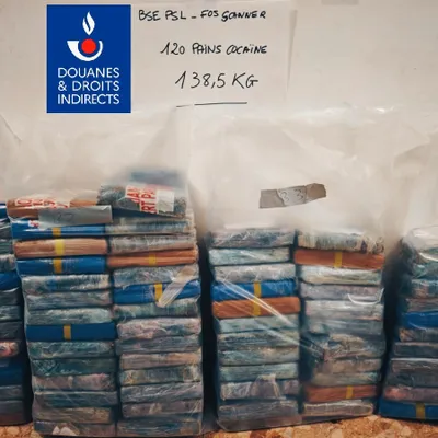 [ FAIT DIVERS ] Fos-sur-Mer : 138 kg de cocaïne saisis, une...