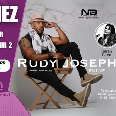 Gagnez votre dîner / spectacle avec Rudy Joseph (Poetic Lover) en live