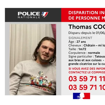 Un homme est porté disparu dans le Nord 