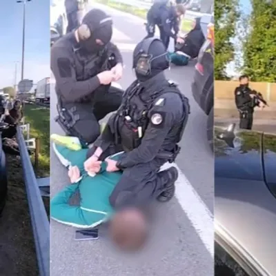 Des interpellations hier, après qu'un véhicule a perturbé un convoi...