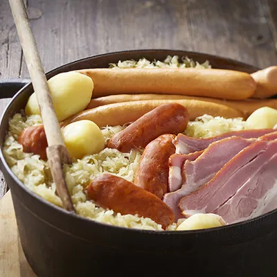 La choucroute d'Alsace