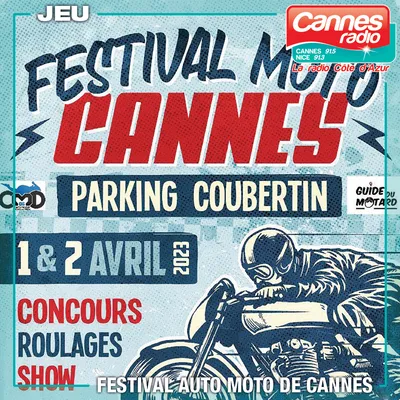 GAGNEZ DES ENTREES POUR LE FESTIVAL MOTO CANNES