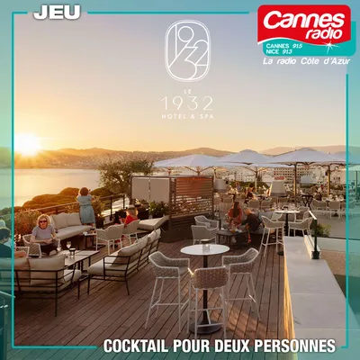  GAGNEZ UN COCKTAIL POUR 2 PERSONNES AU ROOFTOP DE "L'HÔTEL LE 1932"