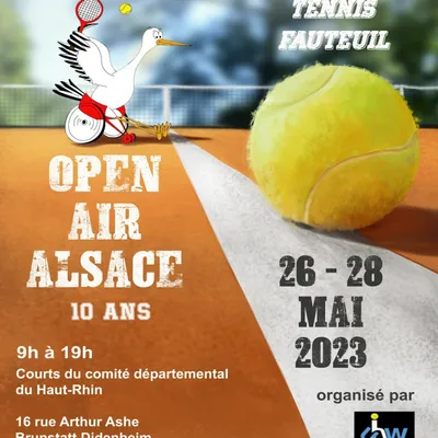 L'Open Air Alsace, tournoi de tennis fauteuil 