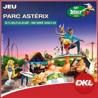Gagnez vos pass famille pour le Parc Astérix