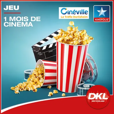 Gagnez vos places de cinéma en écoutant DKL !