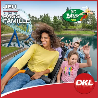 DKL vous offre votre pass famille au Parc Astérix !