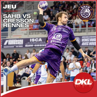 Gagnez vos places pour le match SAHB vs CESSON-RENNES !