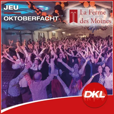 Gagnez vos places pour la soirée Oktoberfacht à la Ferme des moines !