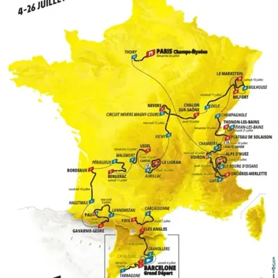 Tour de France 2026 : Un tracé officialisé, cap sur l’Alsace le 18...
