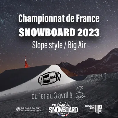 AGENDA : ISOLA 2000 : CHAMPIONNAT DE FRANCE DE SNOWBOARD