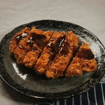 Poulet frit au miel