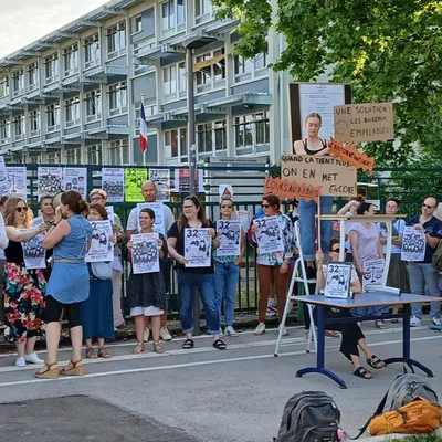 Un rassemblement ce lundi devant le collège Montchapet 