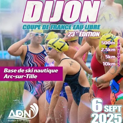 La Coupe de France de natation en eau libre revient à Arc-sur-Tille...