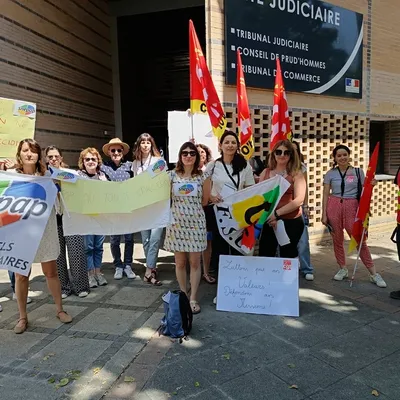 Les agents des services pénitentiaires ont manifesté à Dijon 