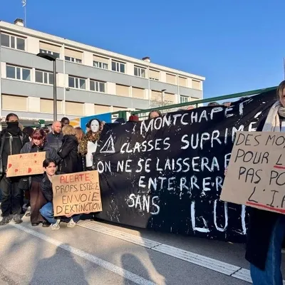 Une soixantaine de personnes mobilisées au lycée Montchapet 