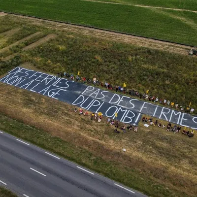 Haute-Vienne : manifestation contre la loi Duplomb à Berneuil